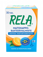 Rela Tabs  Appelsiini + D3 30 tabl